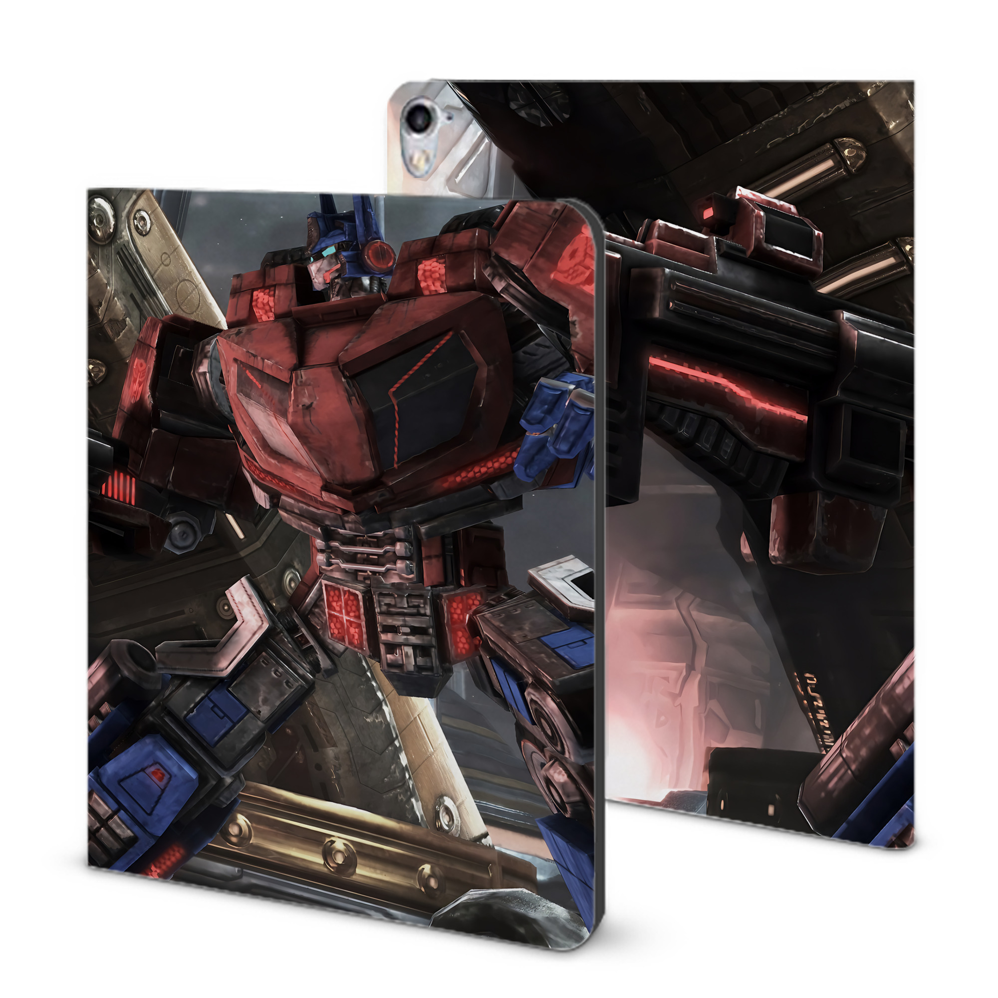 （画像用） Transformers トランスフォーマー IPad ケース ブック型 PUレザー TPU 耐衝撃 軽量 薄型 ペン収納なし 全面保護 IPad 各モデル対応